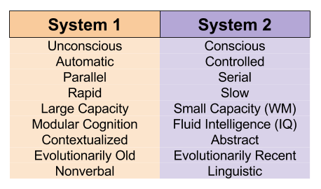 Linguistic Implications- Dual Process Theory